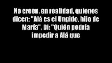 El Hijo de Maria en el Coran